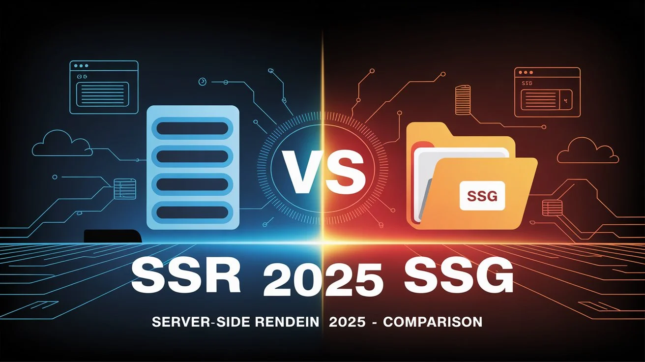 SSR vs SSG 2025 Comparison Cover